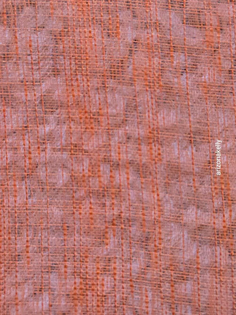 Linen/Silk (80/20) Scarf Sheer Lightweight Orange